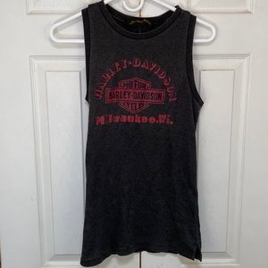 Harley Davidson Rib Knit Muscle Tank